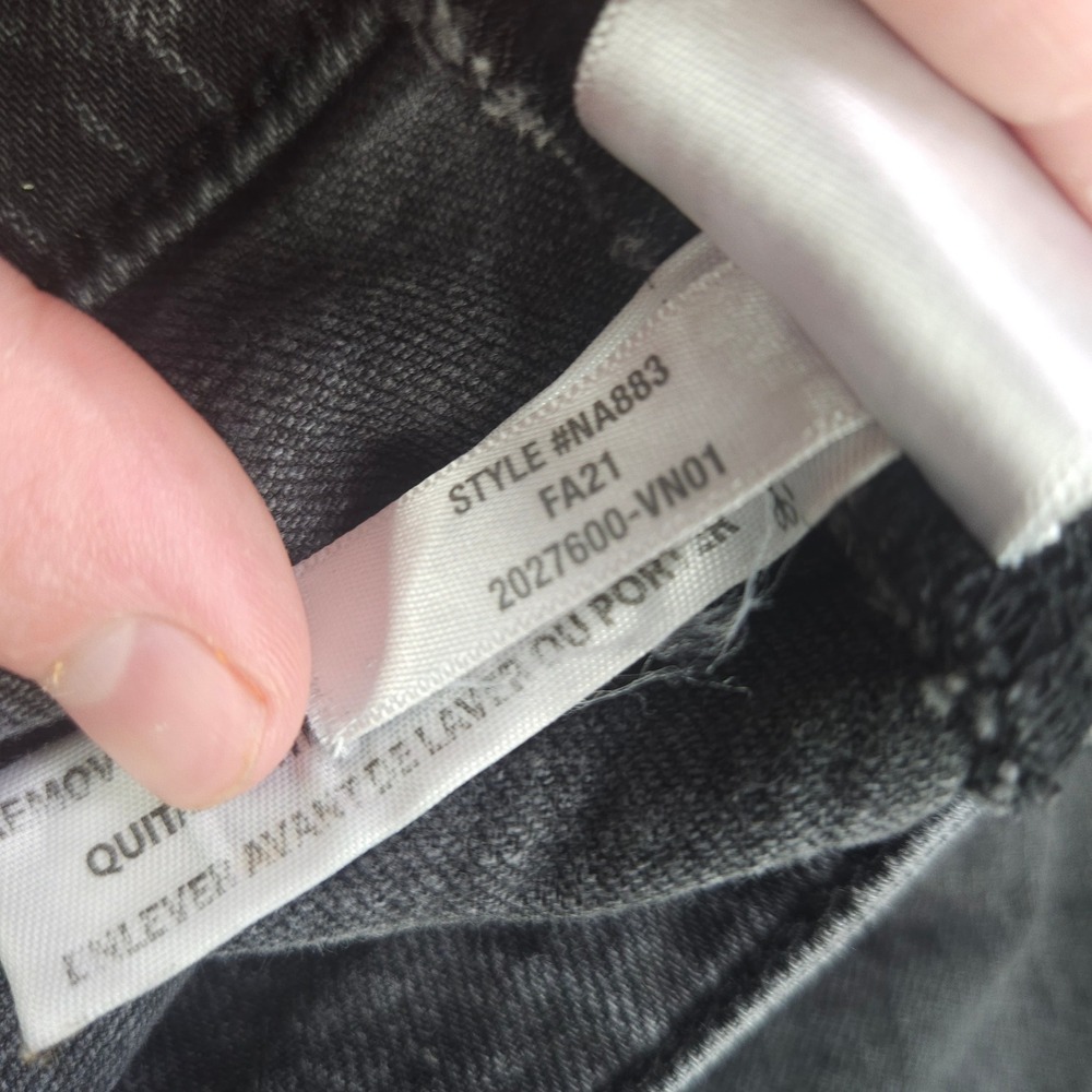 Madewell The Curvy Perfect Vintage Jeans Womens 31 (32) Black High Rise Denim - Picture 6 of 11